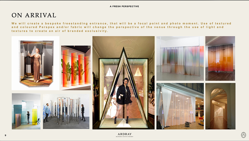 Ardray arrival concept boards