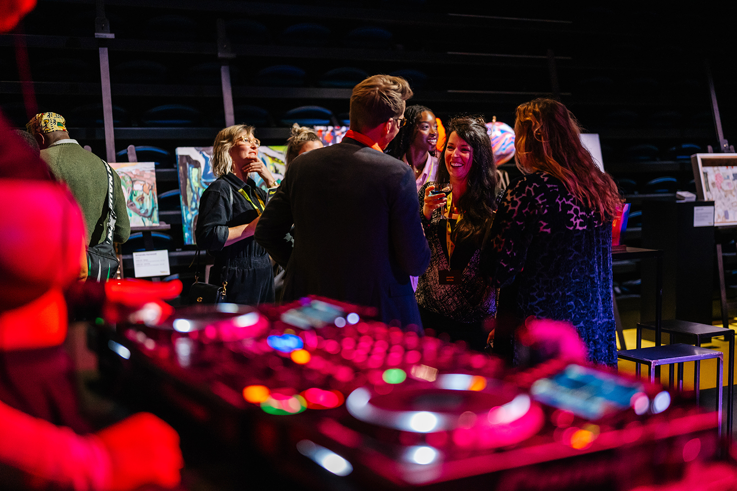 Live DJ set at the launch