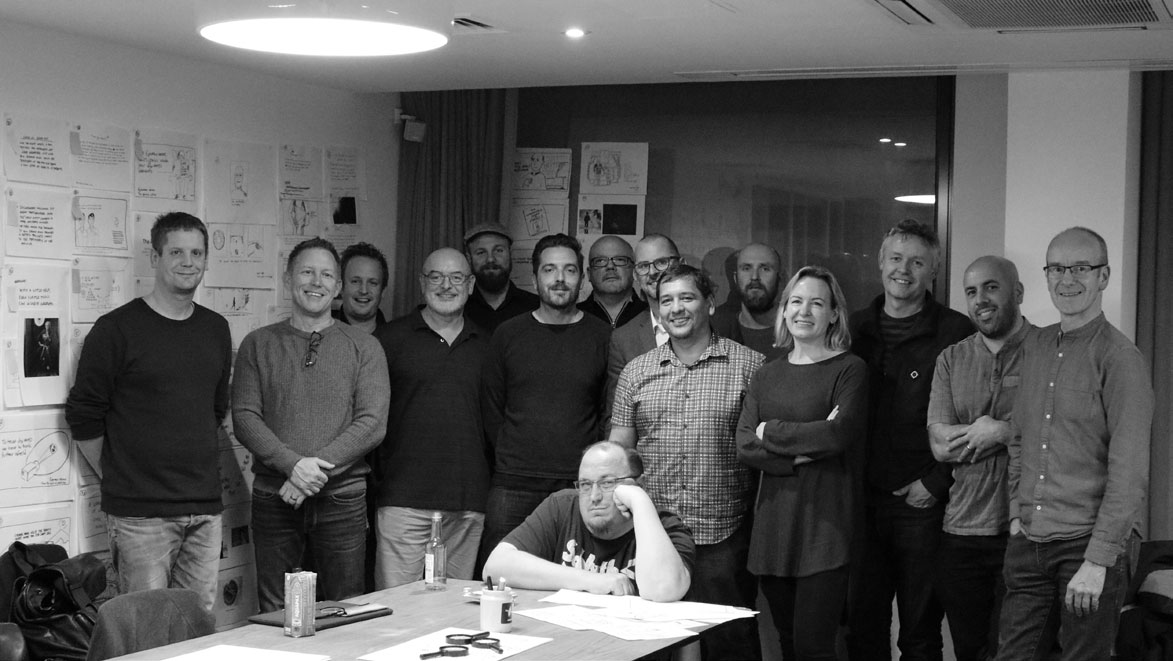 The team at work