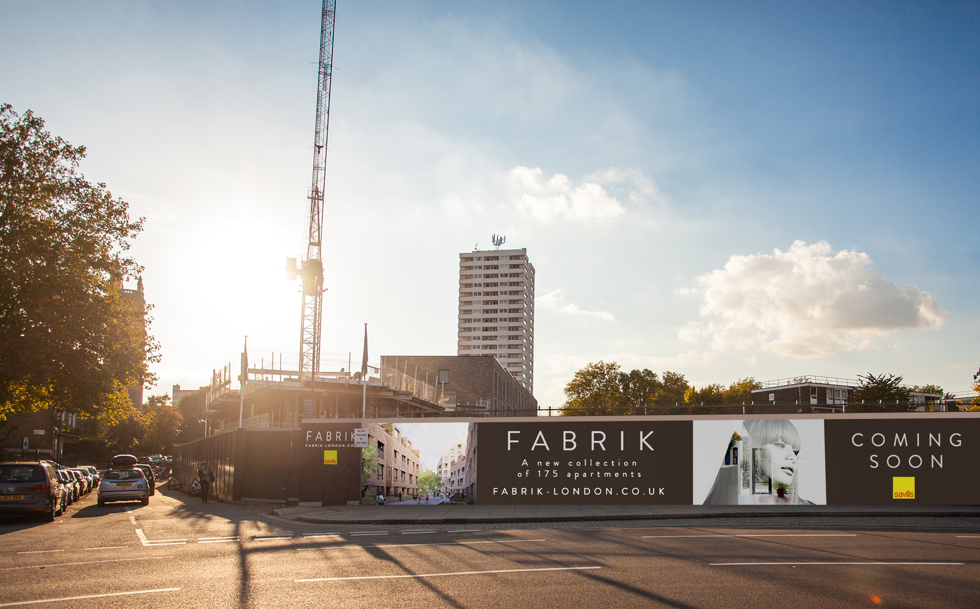 Fabrik site hoarding
