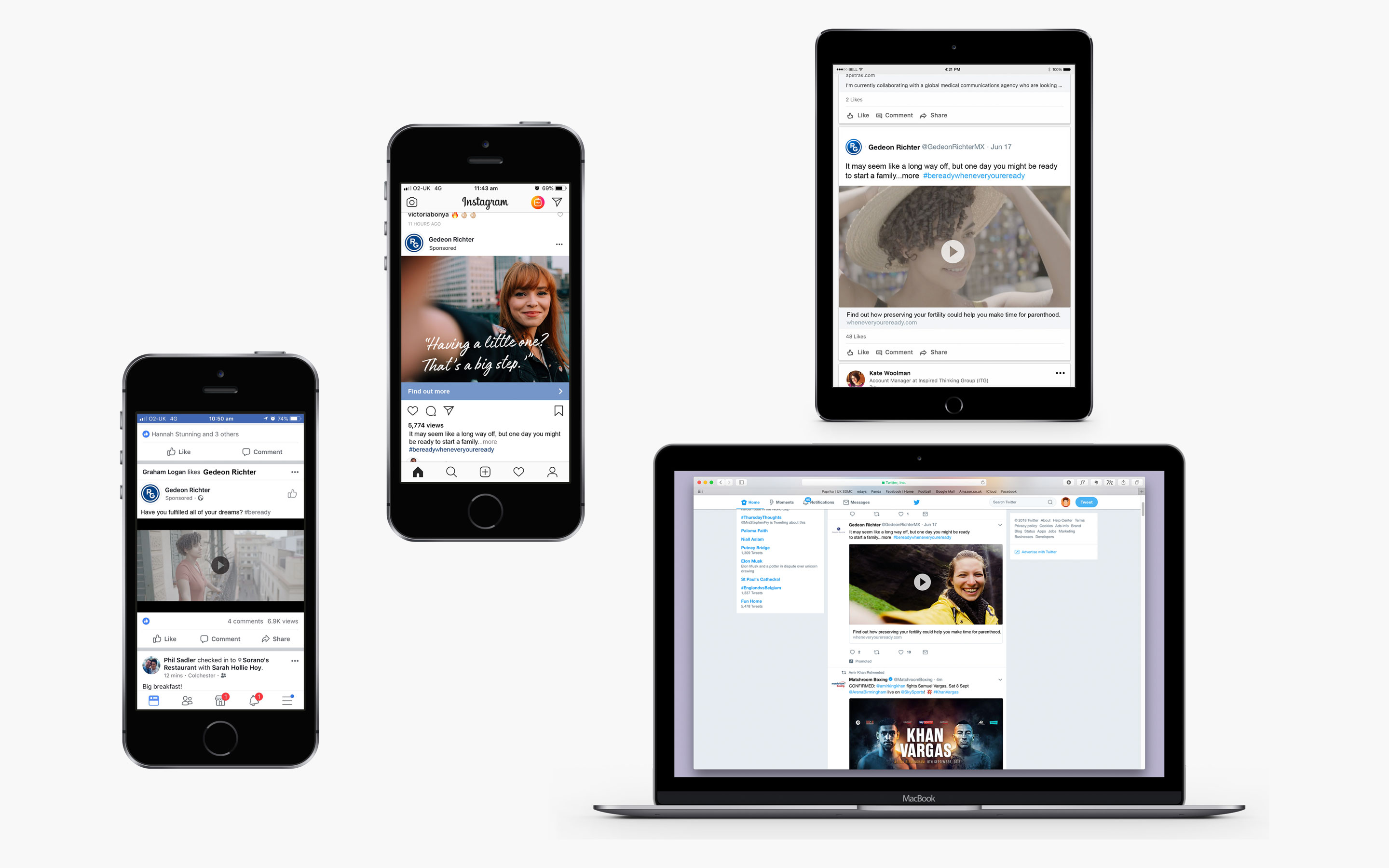 Social campaign assets