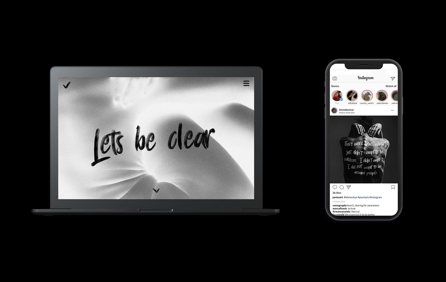Campaign mock-ups