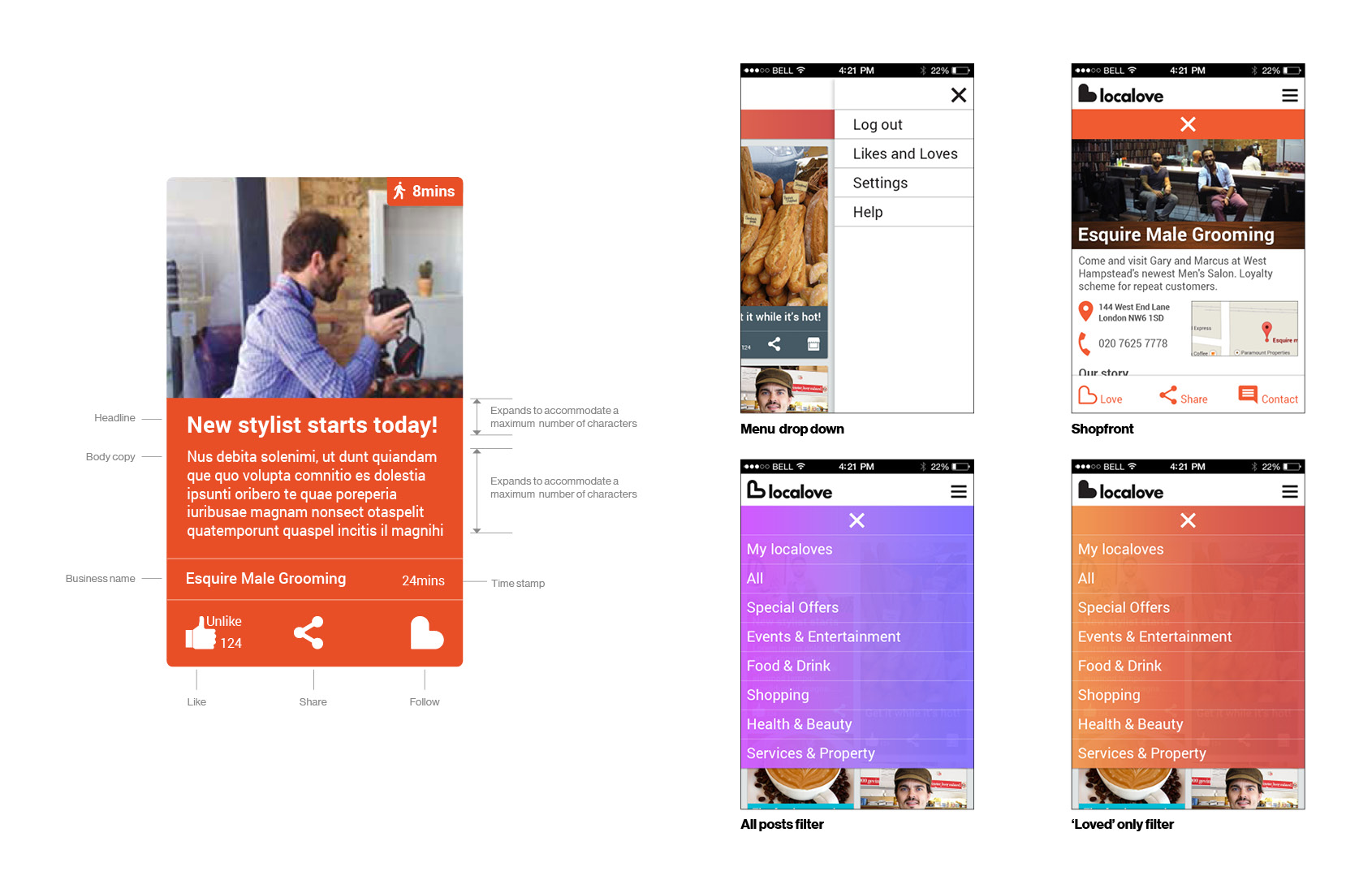 LL interface tiles