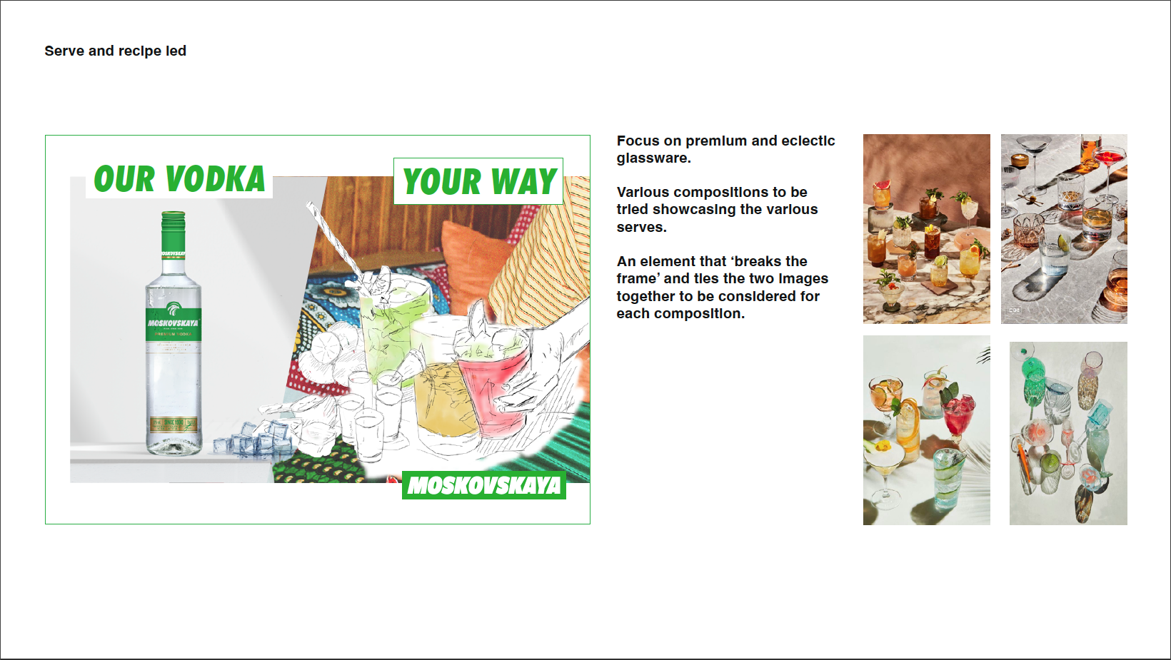 Lifestyle key visual layouts